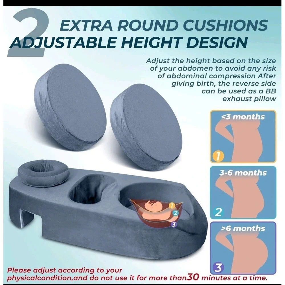 Pregnancy Massage Maternity Cushion Full Body Prenatal Surgery Pillow Bolster